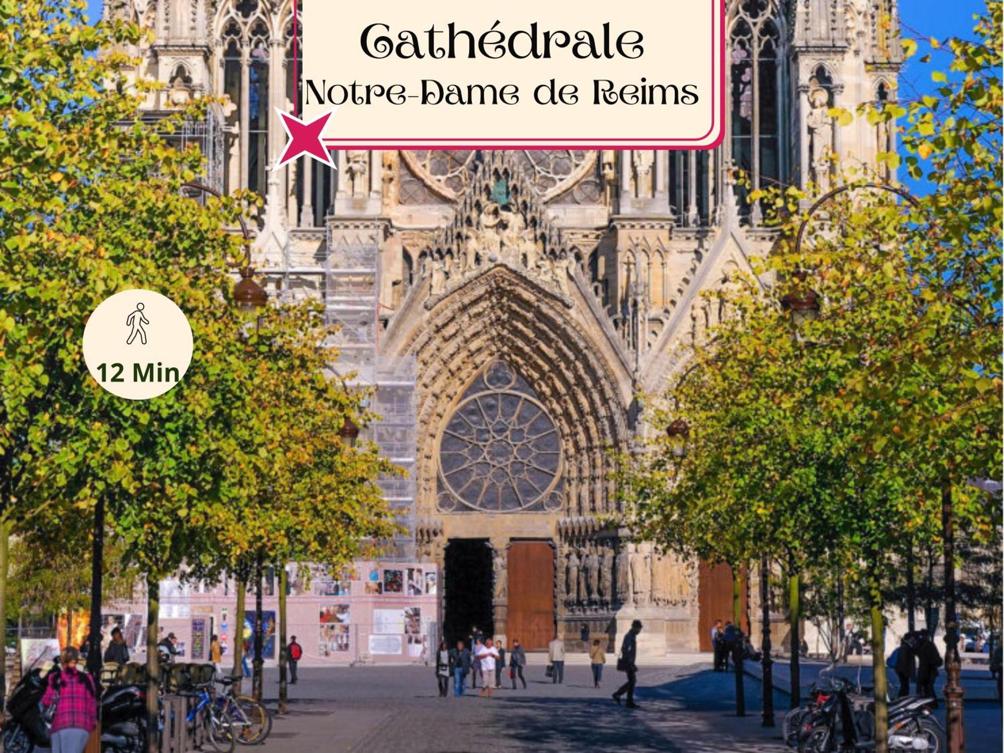 Colbert 541 Hypercentre - Ideal Couple & Pro - Wifi Haut Debit - Gare, Cathedrale, Commerces, Restaurants & Transports En Commun A Moins De 10 Minutes A Pied Reims Exterior foto